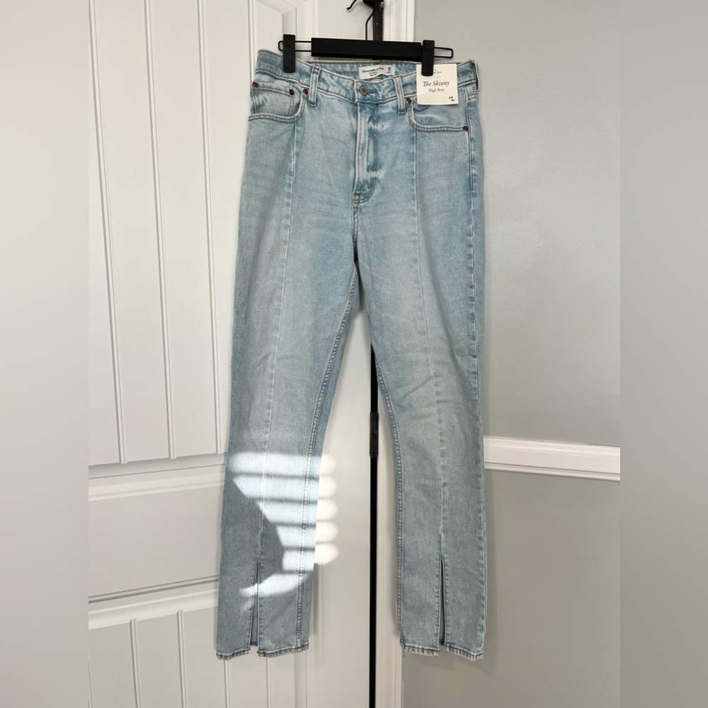 Abercrombie curve love high rise skinny jeans